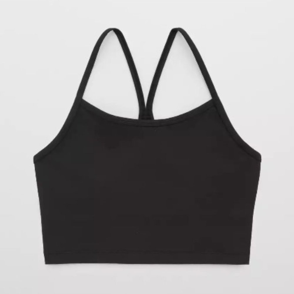 Aerie The Hugger Long-Line Racer Back Sports Bra Size Large